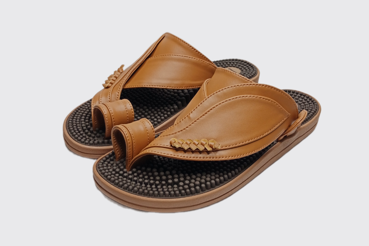 Sachi Leather Acupressure Thongs