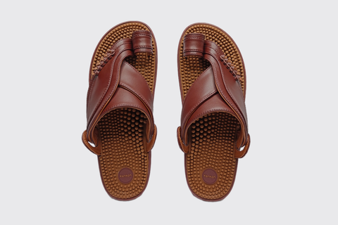 Sachi Leather Acupressure Thongs