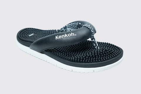Fuwa Patterned Acupressure Thong Sandals