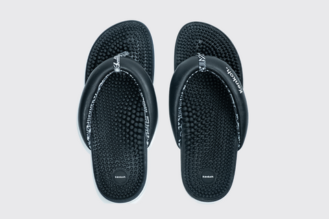 Fuwa Patterned Acupressure Thong Sandals