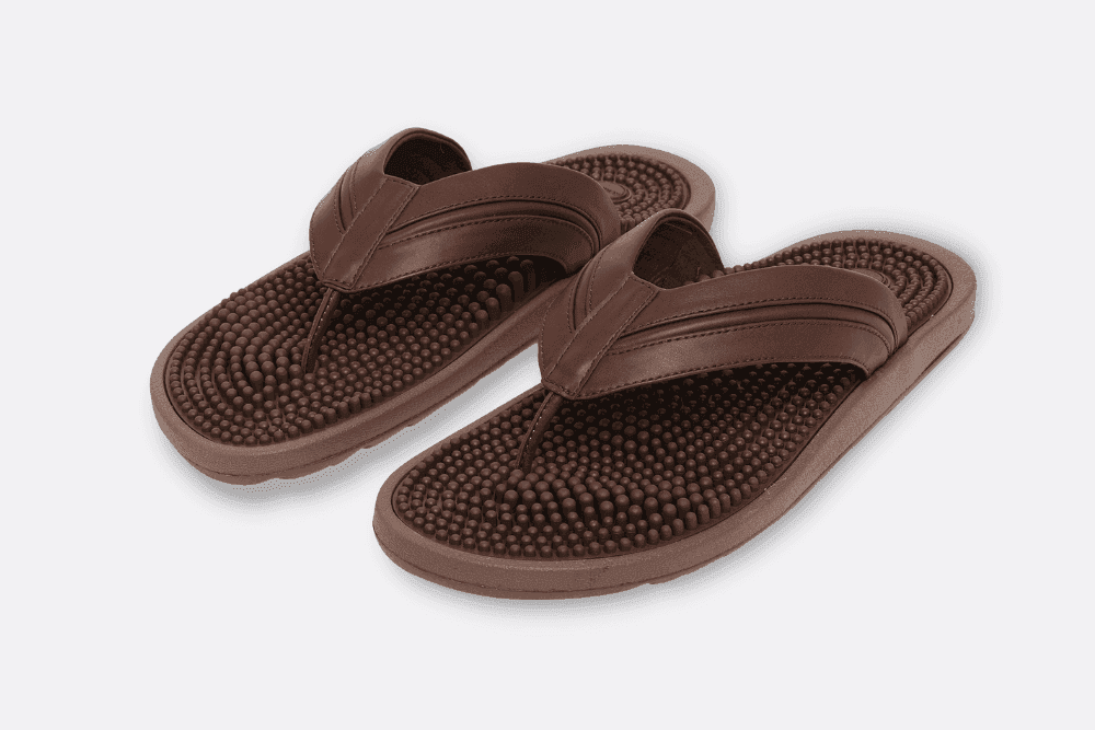 Zori thong brown - front