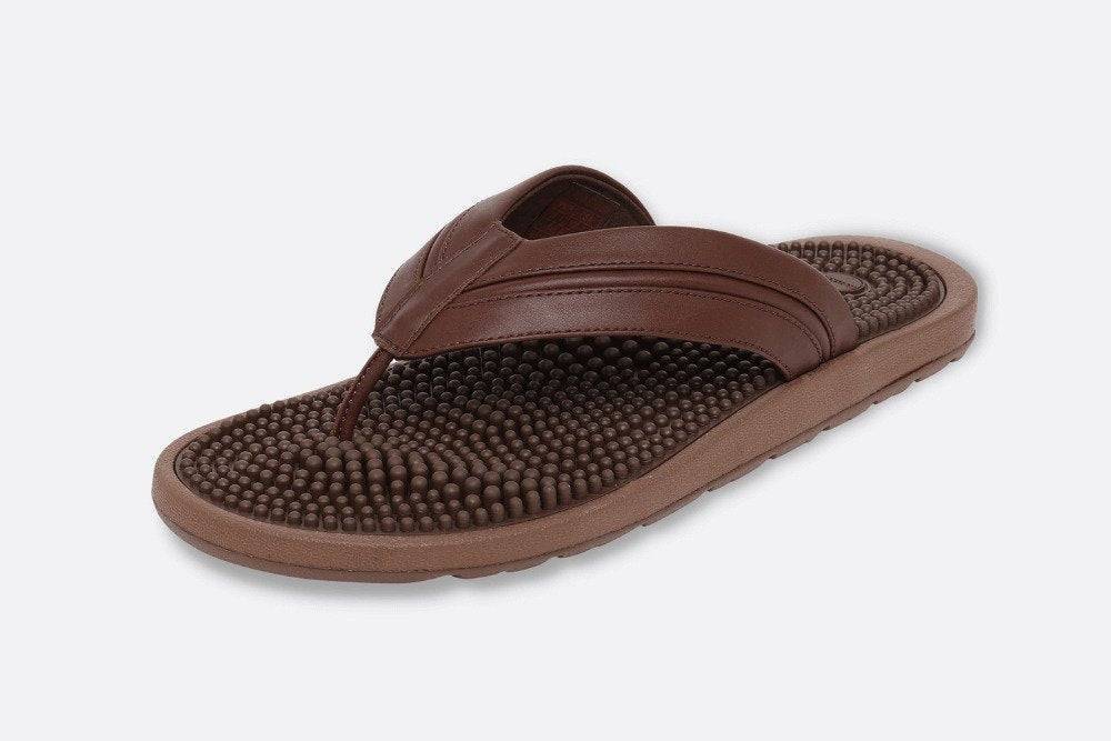 Zori thong brown