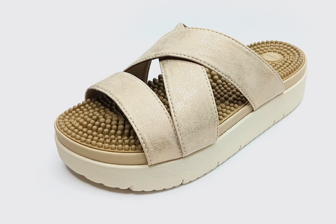 Kirei Metallic Reflexology Sandals