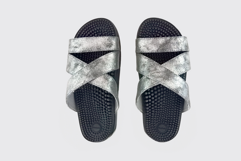 Kirei Metallic Reflexology Sandals