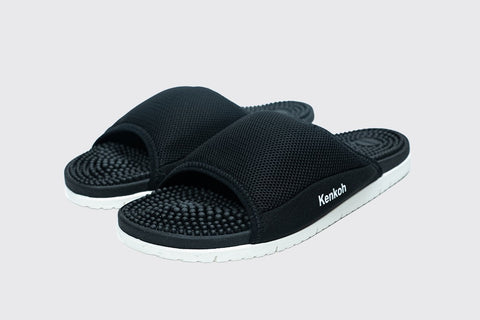 Tsuki Reflexology Sliders Black